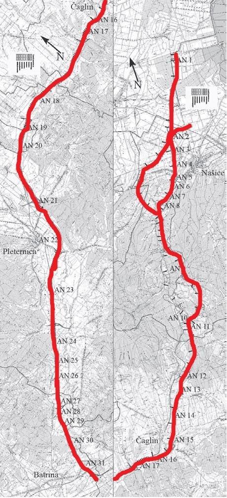 6.5. Izgradnja ceste Našice Pleternica Lužani Izgradnjom novoga prometnoga pravca (slika 12.