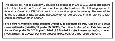 8. Informacije o propisima nuisibles aux communications radio. Cependant, rien ne peut garantir l'absence d'interférences dans le cadre d'une installation particulière.