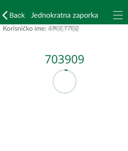 4 MOBILNI TOKEN mtoken U sklopu Sberbank2go aplikacije nudi se mogućnost i korištenja usluge mobilnog tokena koji služi kao prijavni instrument za korištenje internetskog bankarstva.