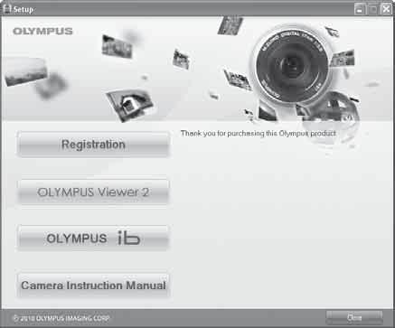 Podešavanje uz upotrebu isporučenog CD-a Instalacija [ib] računarskog softvera pomoću dobijenog CD-a dostupna je samo na Windows računarima. Windows 1 Stavite dati CD u CD-ROM disk jedinicu.