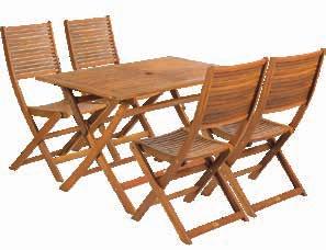 dimenzije stola: 120 x 70 x 74 cm dimenzije stolice: