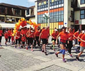 U središnjem parku u Bjelovaru održan je nastup djece Dječjeg vrtića Bubamara i nastup desetogodišnje Nele Ciganović na violončelu, te podjela promotivnih