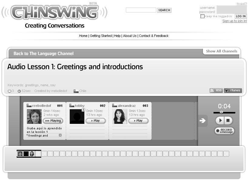 Audio forum Chinswing Yaplet omogućava dodavanje soba za čavrljanje bez registracije i instalacije na svaku web stranicu te na taj način pruža mogućnost komunikacije između ljudi koji posjećuju iste