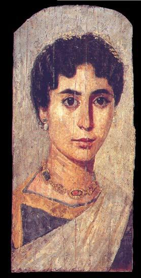 Током прве године владавине Тиберија (14-37 године пре Христа) уочава се појава постављања, тј. уметања насликаних портрета на мумије.