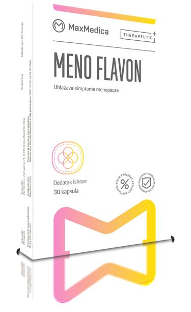 MENO FLAVON Ublažava simptome menopauze Meno Flavon kapsule su formulisane na bazi ekstrakta semena soje.