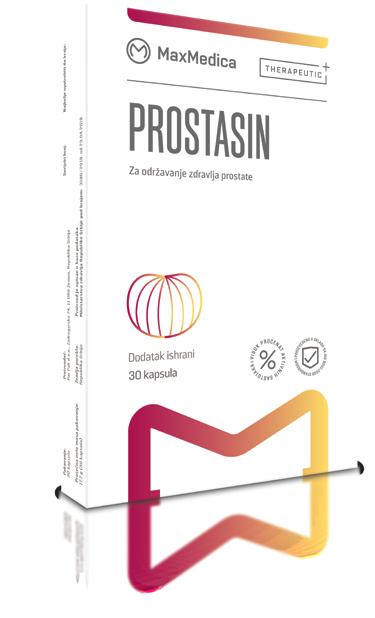PROSTASIN Za održavanje zdravlja prostate Prostasin kapsule su formulisane na bazi ekstrakata herbe svilovine i semena bundeve, biljaka koje imaju potvrđenu efikasnost u tretmanu benigne hiperplazije