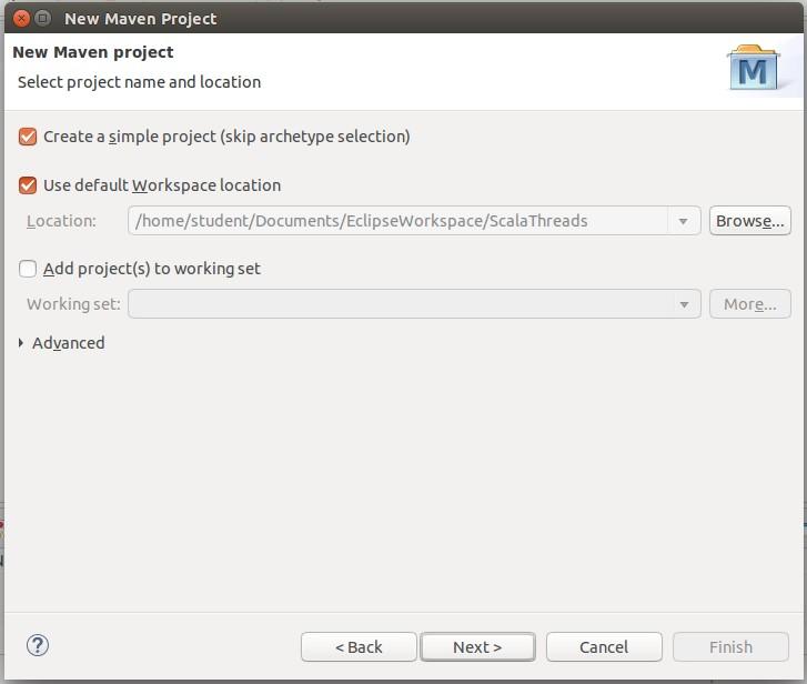 Uputstvo za podešavanje Scala Spark projekta u Eclipse Neon okruženju Potrebno je imati instaliranu Scalu 2.
