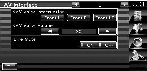 Ako je "AV-OUT" postavljeno na DVD ili USB, na zadnjem ekranu prikazuje se isti video ili upravljački zaslon kao i na prednjem ekranu.