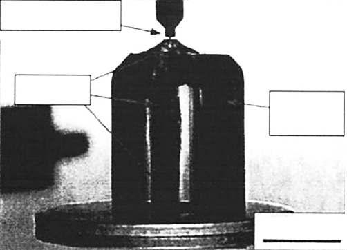 I. Grbac, R. Ojurovi}: PRIMJENA NANOTEHNOLOGIJE U INDUSTRIJAMA BAZIRANIM NA... [umarski list br. 9 10, CXXX (2006), 411-420 Nanoindentor Drvo Epoksi smola 5 mm Slika 6.