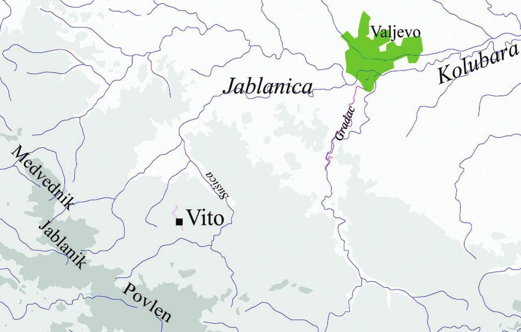 Резултати нових археолошких истраживања у северозападној Србији и суседним територијама Планински врх Вито раније је у археолошким круговима био евидентиран по случајним нумизматичким налазима из IV