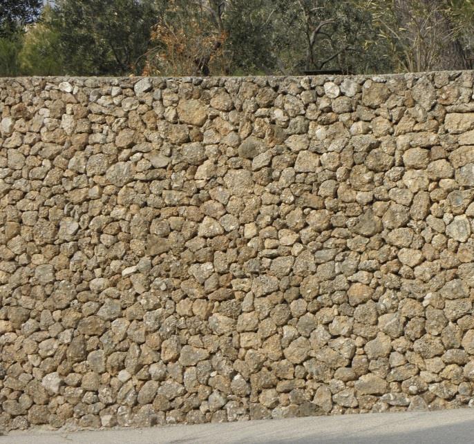 Za sanaciju i trajnu zaštitu kosina (zasjeka) predvidjeti izradu obložnih i potpornih zidova koji bi se nužno trebali obložiti kamenom oblogom.
