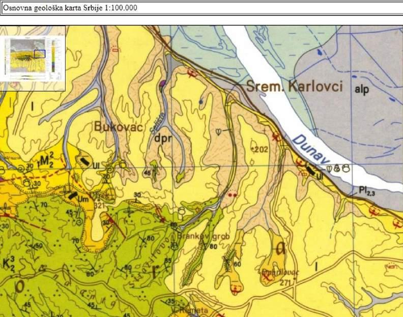 3.1.3. Морфологија и састав земљишта На подручју ОСК издвајају се четири геоморфолошке целине: планински масив (било) Фрушке горе, суподинске косе и заравни и алувијална раван Дунава (инундационо