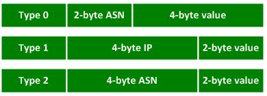 PRIMJENA BGP PROTOKOLA U VIRTUALNIM PRIVATNIM MREŽAMA Administratorsko podpolje sadržava broj autonomnog sustava (ASN).