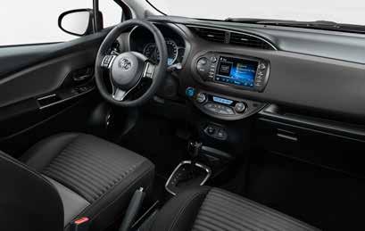 Prednja donja maska Toyota Touch 2, ekran u boji vozila u sjajno crnoj boji