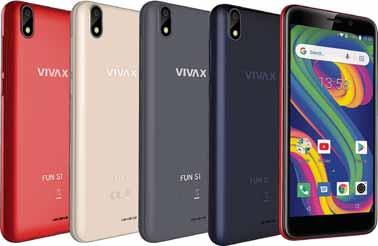 550mAh Smartphone Vivax Smart Fun S1 4,95 TN 480 960Px 3G, 2G, Quad-Core 1GB /
