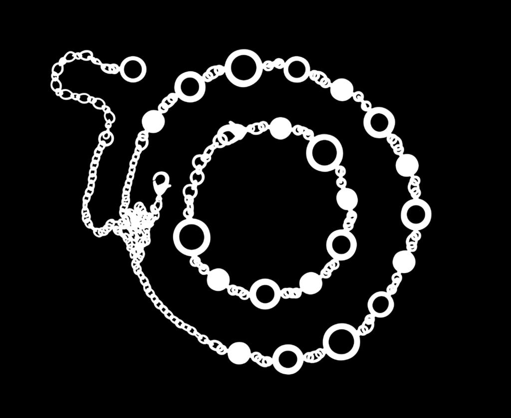 дин Faceted Necklace Faceted огрлица Димензије: 2 огрлице дужине 70 cm и 60 cm 25193 1 749 дин