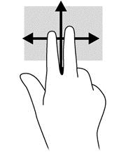 Zumiranje pincetnim pokretom s dva prsta Zumiranje pincetnim pokretom s dva prsta omogućuje povećavanje i smanjivanje slika i teksta.