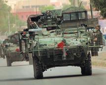 18 VOJNA TEHNIKA NOVOSTI STRYKERI ZA IRAK Foto: US Army Irak je 2008. od SAD-a naručio vojnu opremu u vrijednosti većoj od 10 milijardi dolara.