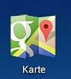 Karte Google Maps omogućuje vam pregled i pronalaženje mjesta, ustanova i dobivanje uputa za smjer kretanja.