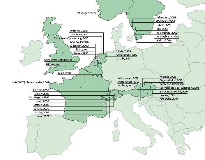 Postrojenja za pročišćavanje bioplina u odabranim zemljama EU; izvor: dena (sredina 2011.) 9 Tržište bioplina/biometana u Njemačkoj Oko 8.800 bioplinskih postrojenja (oko 7.