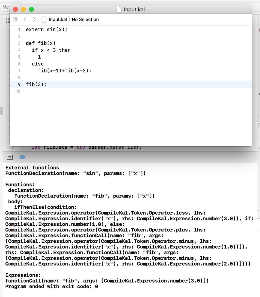 case.if: // if <expr> then <expr> else <expr> consumetoken() let cond = try parseexpression() try consume(.then) let thenval = try parseexpression() try consume(.