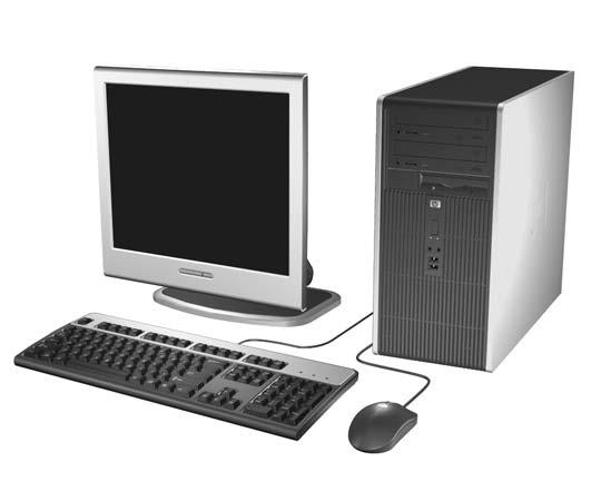 1 Značajke proizvoda Uobičajene značajke konfiguracije Značajke HP Compaq Microtower mogu se razlikovati ovisno o modelu.