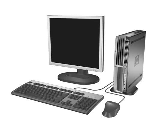 1 Značajke proizvoda Uobičajene značajke konfiguracije Značajke HP Compaq Ultra-Slim Desktopa mogu se razlikovati ovisno o modelu.