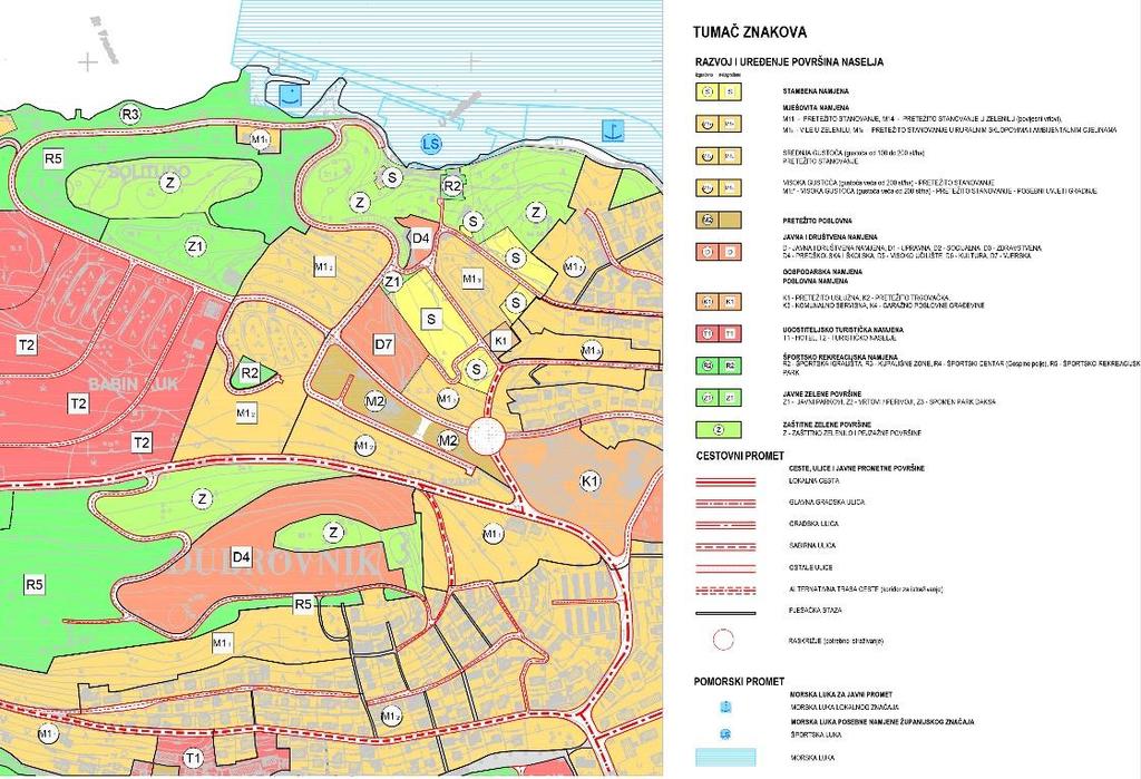 Izmjenama i dopunama Generalnog urbanističkog plana Grada Dubrovnika mijenja se i dopunjuje: Tekstualni dio Plana, - Odredbe za provedbu i to članci koji se tiču predmetnih izmjena, - Obrazloženje,