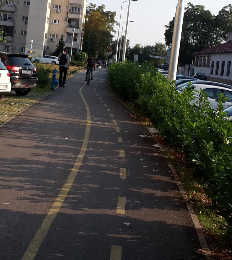 Biciklistička staza je prometnica namijenjena za promet bicikala, izgrađena odvojeno od kolnika i označena odgovarajućom prometnom signalizacijom.