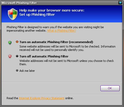 4.3. Sigurnosne metode preglednika Internet Explorer Iako se Internet Explorer i dalje smatra jednim od nesigurnijih, ako ne i najnesigurnijim web preglednikom današnjice, inačica 7 ima