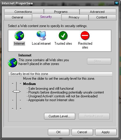 Slika 17: Phishing filter ActiveX kontrole koje nisu provjerene i označene sigurnima više se ne pokreću automatski, već su automatski onemogućene zahvaljujući novoj ActiveX opt-in opciji.