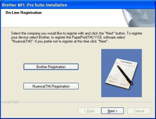 Ako vše ežične postvke udu u kvru, jvit će se poruk o pogreši tijekom instlije softver MFL-Pro Suite i instlij će iti prekinut.