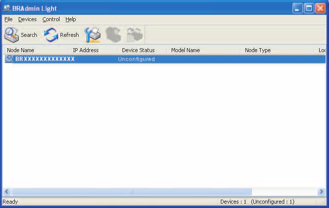 Instlirjte BRAdmin Light uslužni progrm z podešvnje Kliknite n Advned i ztim n Network Utilities n zslonu izornik.