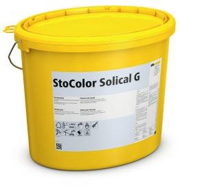 7. Mineralne/silikatne površine StoColor Solical Ova je fasadna boja na bazi silikata i silicijeva dioksida ima brojna izvrsna svojstva i univerzalan spektar primjene.
