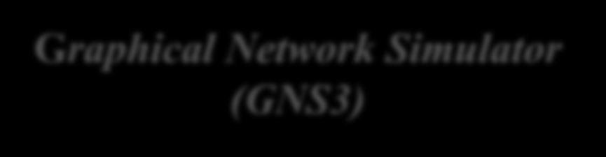 GNS3 softverski paket Graphical Network Simulator (GNS3)