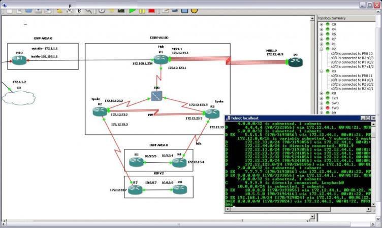 prave slike operativnog sistema Cisco IOS za simulaciju uređaja