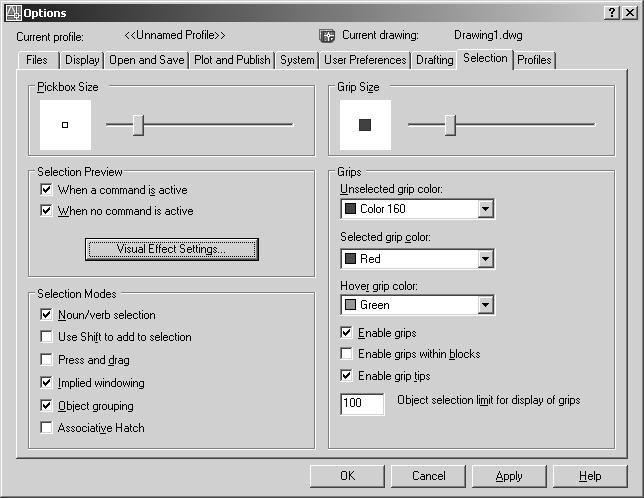 1016 DODATAK A INSTALIRAÇE I PODEÃAVAÇE AUTOCAD-A GRUPA DRAFTING TOOLTIP APPEARANCE Omoguñava da upravàate bojom, veliåinom i providnoãñu opisa koji se pojavàuje kada pokazivaå zadræite na alatki.