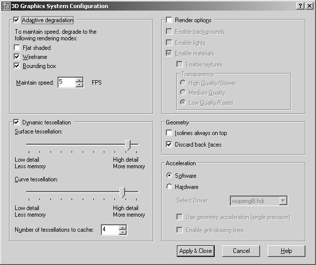 PODEÃAVAÇE AUTOCAD-OVOG SISTEMA ZA 3D GRAFIKU 1021 4. Proverite da li su u grupi AutoSnap Settings potvrœene opcije Marker, Magnet i Display AutoSnap. 5.