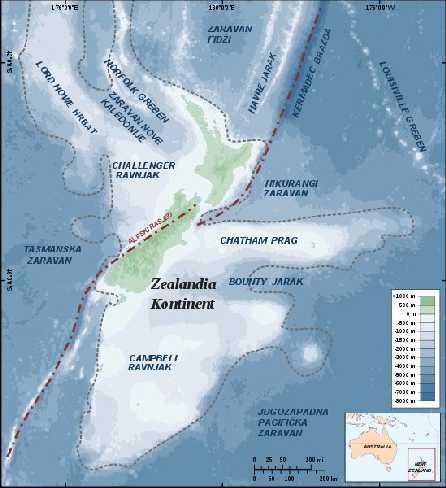 U geološkim okvirima kopneni je otok sačinjen od kontinentalne kore.