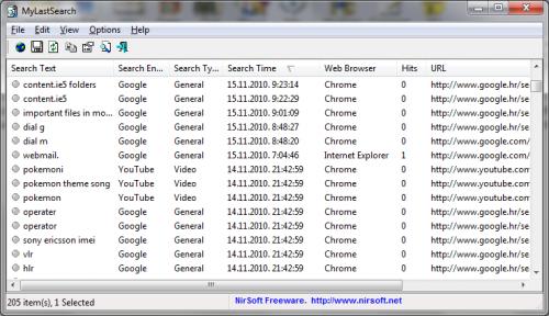 2019/07/11 11:05 7/12 Na slici niže je primjer prikaza povijesti pregledavanja korištenjem tražilice Firefox pomoću alata MozillaHistoryView.