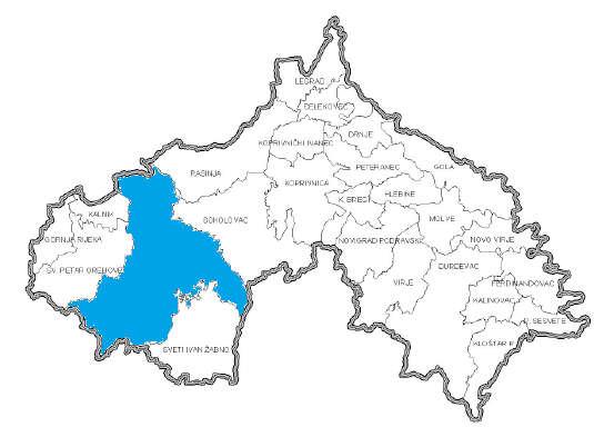 2. OSNOVNE ZNAČAJKE GRADA KRIŽEVACA 2.1. Prostorna i demografska obilježja 1 Grad Križevci drugi je po veličini od 3 grada Koprivničko-križevačke županije.