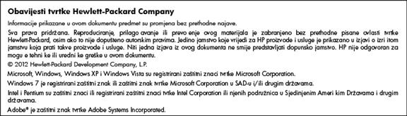 10 Tehničke informacije Obavijest U ovom odjeljku nalaze se tehničke specifikacije i međunarodne zakonske informacije za uređaj HP Deskjet.