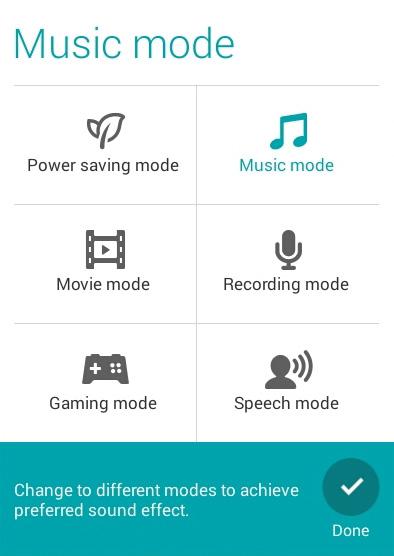 Audio Wizard AudioWizard vam omogućava da prilagodite zvučne režime vašeg ASUS tableta radi jasnijeg audio izlaza koji odgovara stvarnim slučajevima korišćenja.