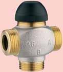 Termostatski prolazni ventil Grejanje, Klimatizacija kvs Dim. Termostski ventil - pravi model, M 30 x 1,5 Regulacijski ventil sa stepenitim kvs-vrednostima za klima uređaje.