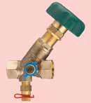 Sanitarna pitka voda Balansni ventili za hidrauličko balansiranje sistema pitke vode kvs DN STROMAX, Ventil za regulisanje usponskih vodova i merenje diferencijalnog pritiska za 0,46 15 LF 40730 7 2