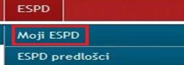 e-espd zahtjev naručitelja gospodarski subjekti preuzimaju u.xml formatu na popisu objava kao dio dokumentacije o nabavi te kroz platformu EOJN RH kreira odgovor.