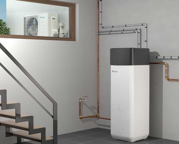 Daikin Altherma R HW toplotna pumpa za sanitarnu toplu vodu Split toplotna pumpa za sanitarnu toplu vodu je idealna zamena za električni bojler.