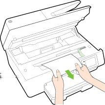 OPREZ: Ako se papir podere prilikom uklanjanja s valjaka, provjerite je li na valjcima i