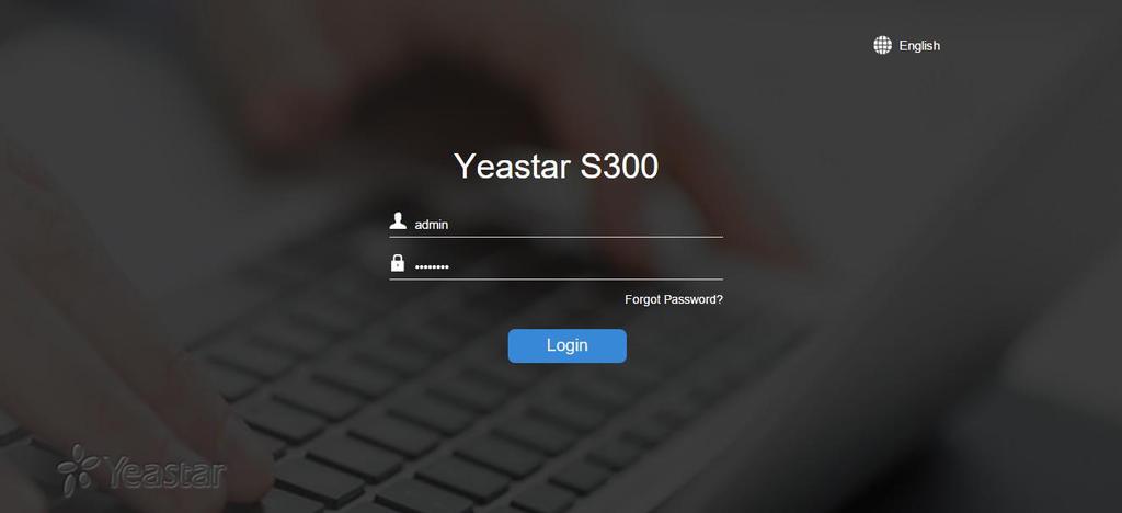Početak konfigurisanja Yeastar S300 IP telefonski sistem omogućava pristup preko web baziranog interfejsa za konfigurisanje administratoru.