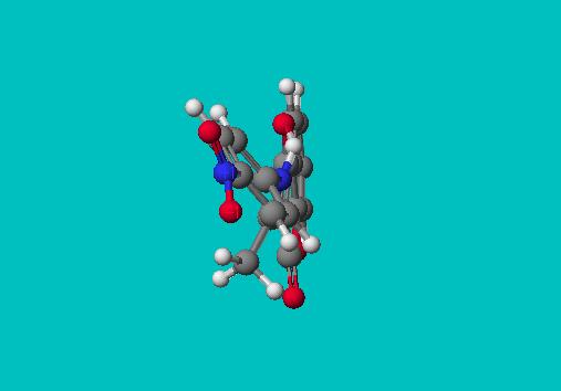 Molecules 2009, 14 1500 Figure 3. PM5 geometry of 4-hydroxy-3-(1-(4-nitrophenylimino)ethyl)-2H-chromen-2-one (13b). Figure 4.
